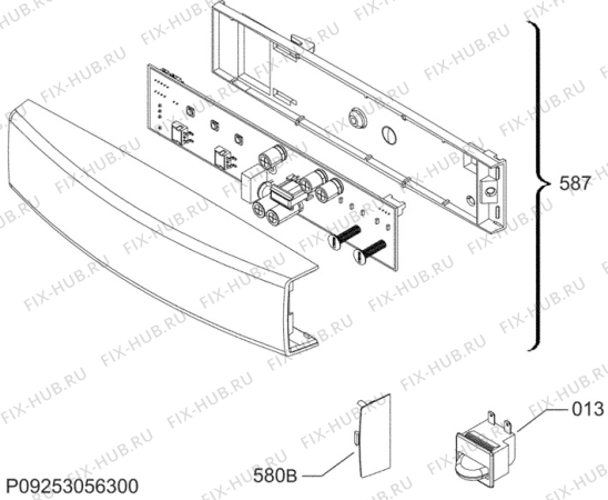 Схема №5 AIK2103R с изображением Микромодуль для холодильника Aeg 973923886002035